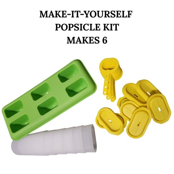 NWOT GREEN DIY MAKE-YOUR-OWN POPSICLE KIT - Picture 1 of 2